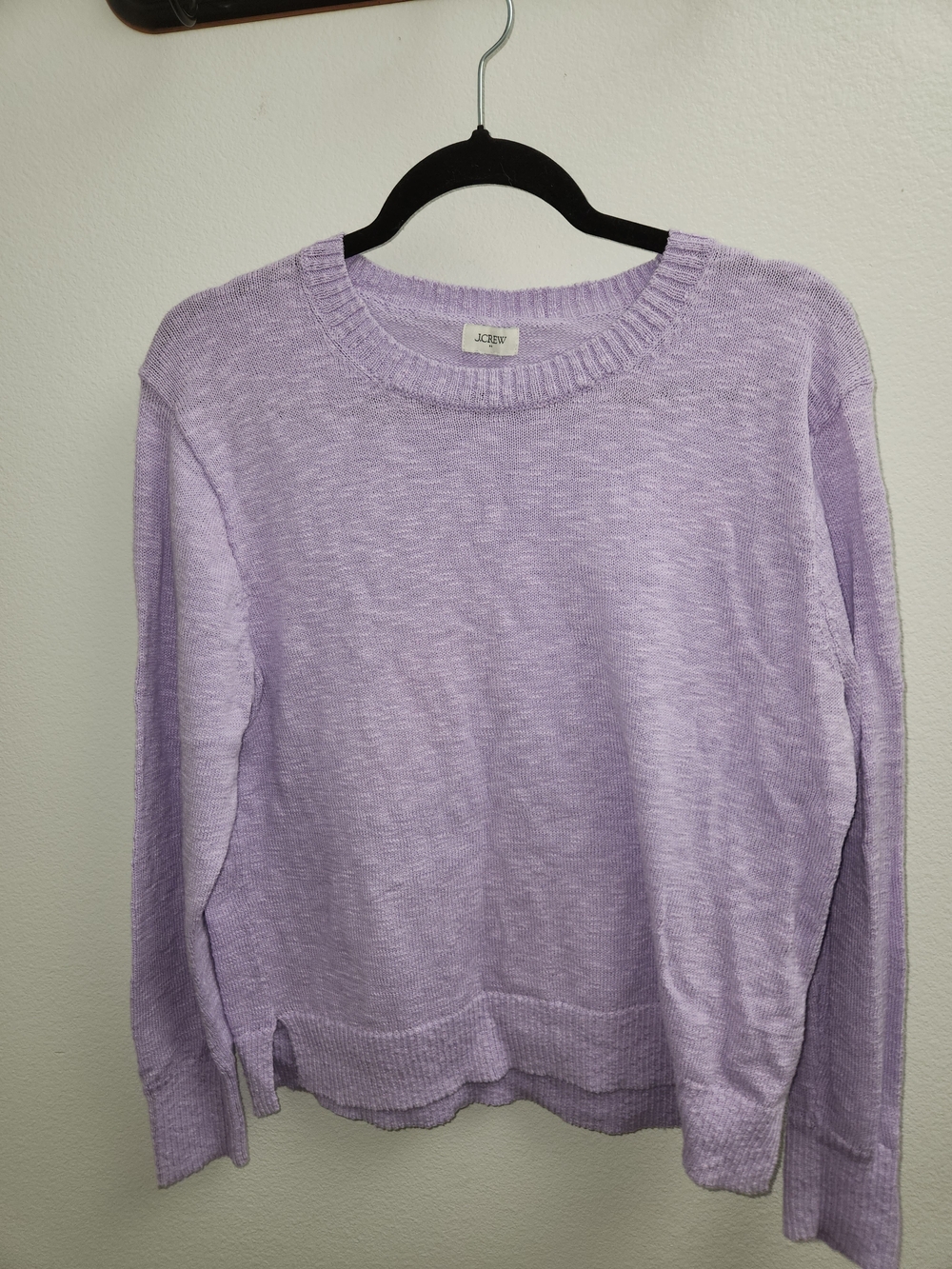 J. Crew Lilac Crewneck Sweater